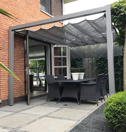 Wetland Naschrift Mew Mew Nesling Aluminium Pergola | Nesling