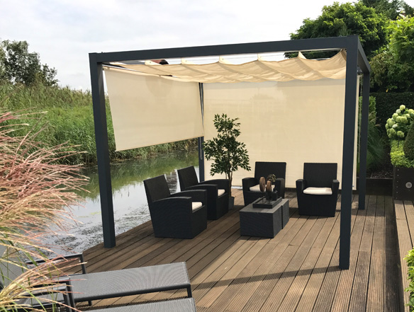 Wetland Naschrift Mew Mew Nesling Aluminium Pergola | Nesling